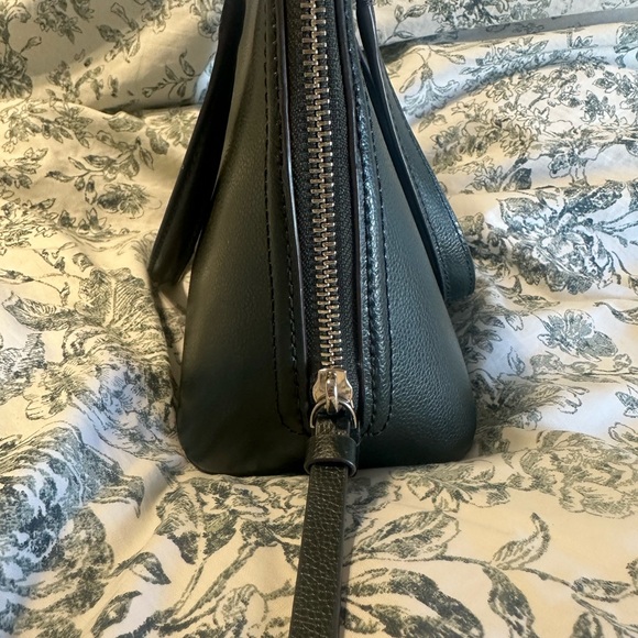 Kate Spade rare dark Olive Green Leather Handbag - Picture 4 of 10